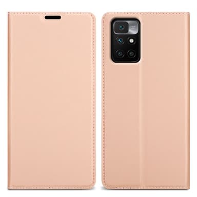 Xiaomi RedMi 10 lommebokdeksel etui (rosa)