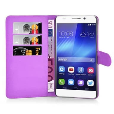 Honor 6 PLUS Deksel Etui Case (lilla)