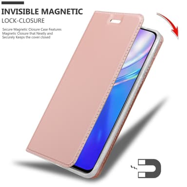 Realme X2 / XT / Oppo K5 lommebokdeksel etui (rosa)