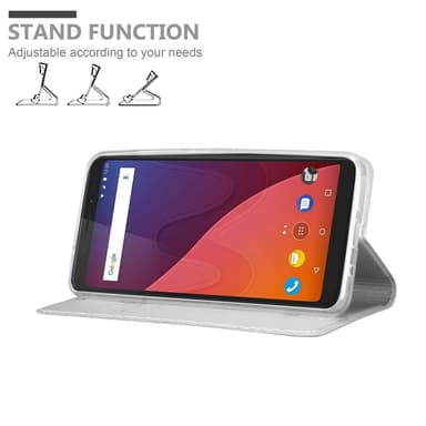 WIKO VIEW XL lommebokdeksel etui (sølv)