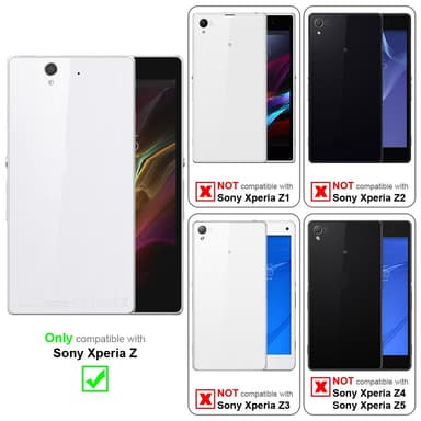 Sony Xperia Z Deksel Etui Case (rød)