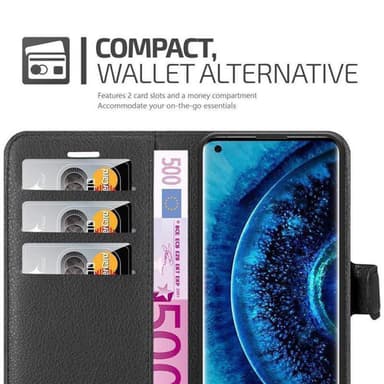 Oppo FIND X2 Deksel Etui Case (svart)