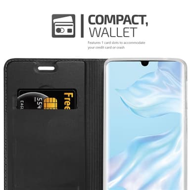 Huawei P30 PRO lommebokdeksel etui (svart)