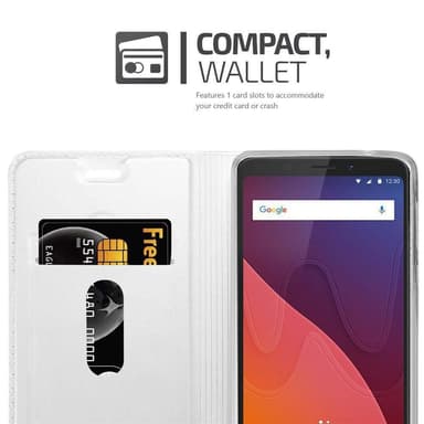 WIKO VIEW XL lommebokdeksel etui (sølv)