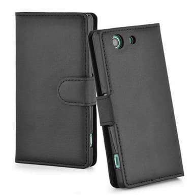 Sony Xperia Z3 COMPACT Deksel Etui Case (svart)