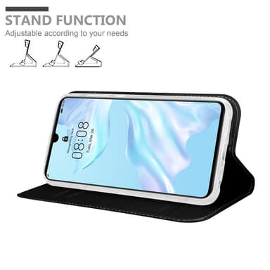 Huawei P30 lommebokdeksel etui (svart)