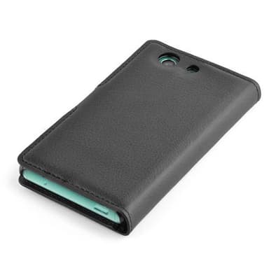 Sony Xperia Z3 COMPACT Deksel Etui Case (svart)