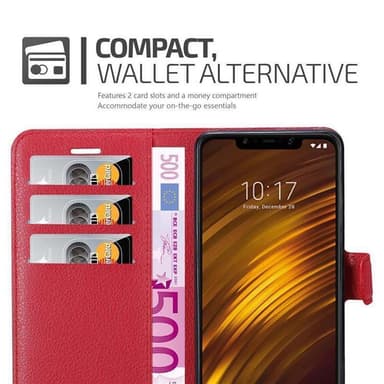Xiaomi Pocophone F1 Deksel Etui Case (rød)