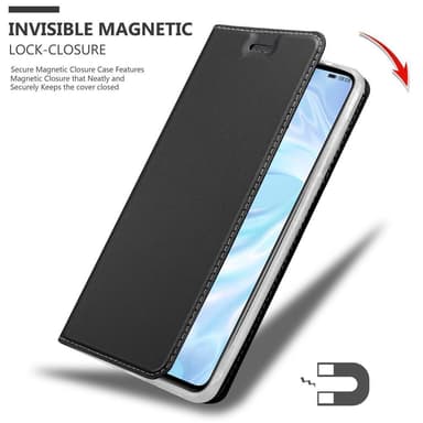 Huawei P30 lommebokdeksel etui (svart)