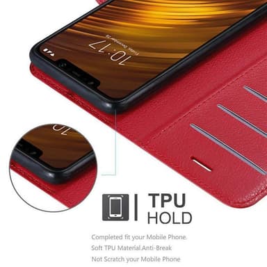 Xiaomi Pocophone F1 Deksel Etui Case (rød)