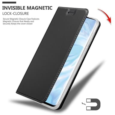 Huawei P30 PRO lommebokdeksel etui (svart)