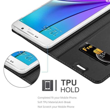 Samsung Galaxy NOTE 5 lommebokdeksel etui (svart)