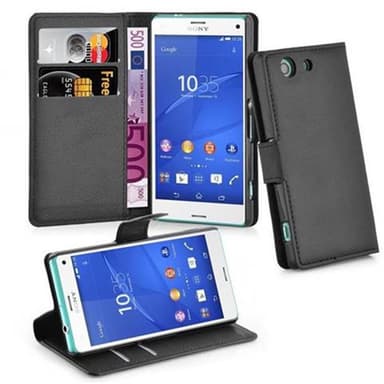 Sony Xperia Z3 COMPACT Deksel Etui Case (svart)