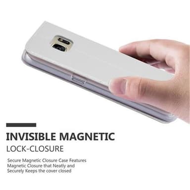 Samsung Galaxy S7 lommebokdeksel etui (sølv)
