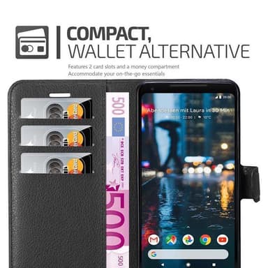 Google PIXEL 2 XL Deksel Etui Case (svart)