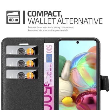 Samsung Galaxy A71 5G Deksel Etui Case (svart)