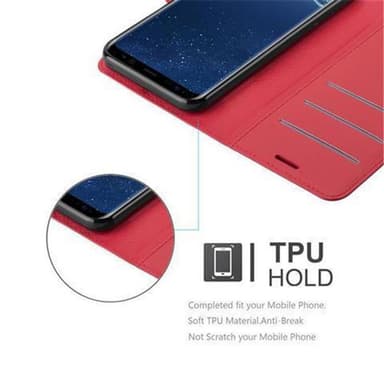 Samsung Galaxy S8 Deksel Etui Case (rød)
