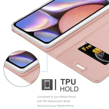 Samsung Galaxy A10s / M01s lommebokdeksel etui (rosa)