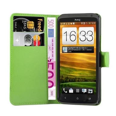 HTC ONE X / X+ Deksel Etui Case (grønn)