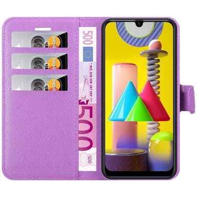 Samsung Galaxy M31 Deksel Etui Case (lilla)