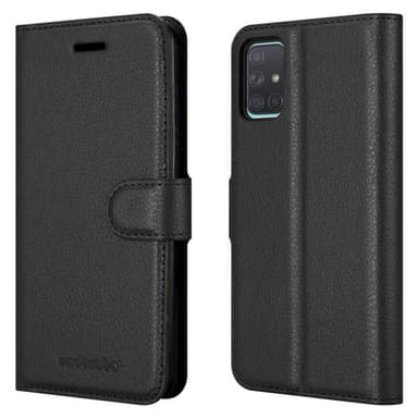 Samsung Galaxy A71 5G Deksel Etui Case (svart)