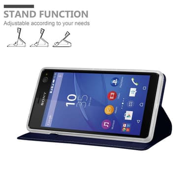 Sony Xperia C4 lommebokdeksel etui (blå)