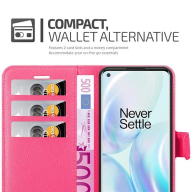 OnePlus 8 Deksel Etui Case (rosa)