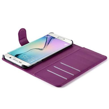 Samsung Galaxy S6 EDGE Deksel Etui Case (lilla)