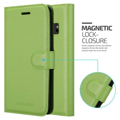 HTC ONE M10 Deksel Etui Case (grønn)