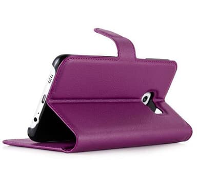 Samsung Galaxy S6 EDGE Deksel Etui Case (lilla)
