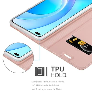 Honor 50 LITE lommebokdeksel etui (rosa)