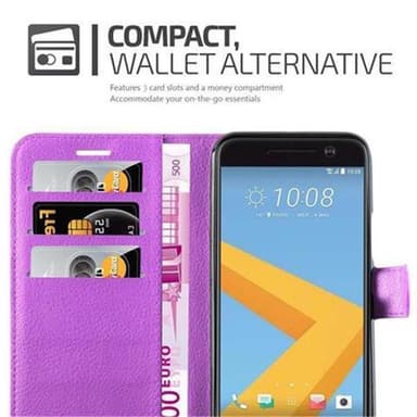 HTC ONE M10 Deksel Etui Case (lilla)