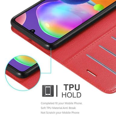 Samsung Galaxy A31 Deksel Etui Case (rød)