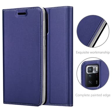 Xiaomi POCO X3 GT lommebokdeksel etui (blå)
