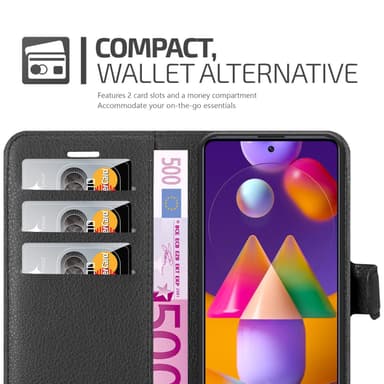 Samsung Galaxy M31s Deksel Etui Case (Svart)