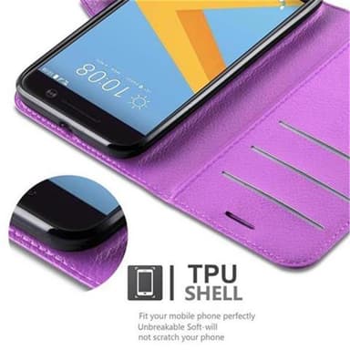 HTC ONE M10 Deksel Etui Case (lilla)