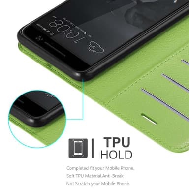 HTC ONE M10 Deksel Etui Case (grønn)