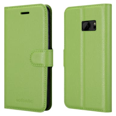 HTC ONE M10 Deksel Etui Case (grønn)