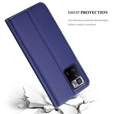 Xiaomi POCO X3 GT lommebokdeksel etui (blå)