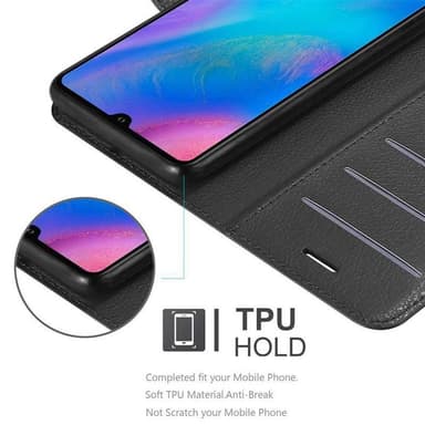 Huawei P30 Deksel Etui Case (svart)