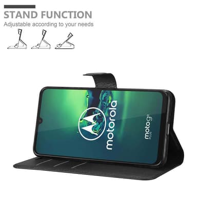 Motorola MOTO G8 PLUS Deksel Etui Case (svart)