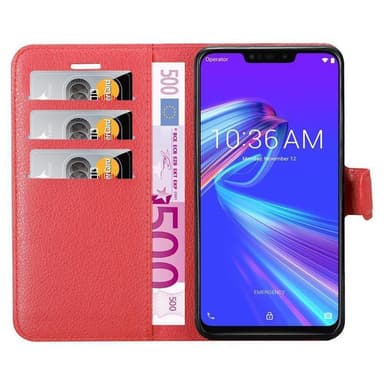 Asus ZenFone MAX M2 Deksel Etui Case (rød)