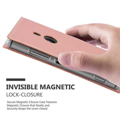 Nokia Lumia 925 lommebokdeksel etui (rosa)