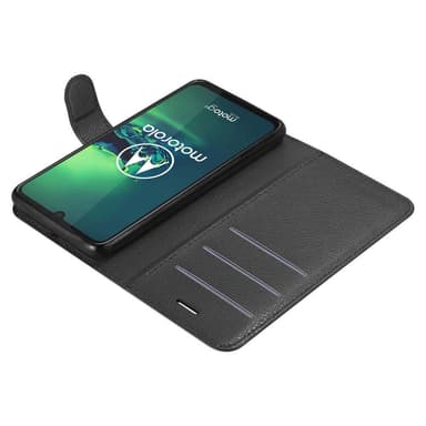 Motorola MOTO G8 PLUS Deksel Etui Case (svart)