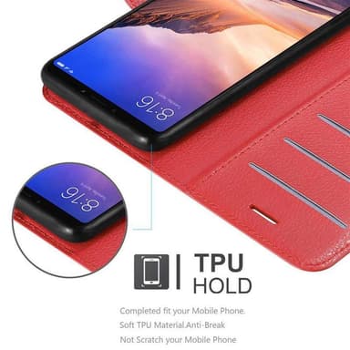 Xiaomi Mi MAX 3 Deksel Etui Case (rød)