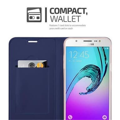 Samsung Galaxy J5 2016 lommebokdeksel etui (blå)