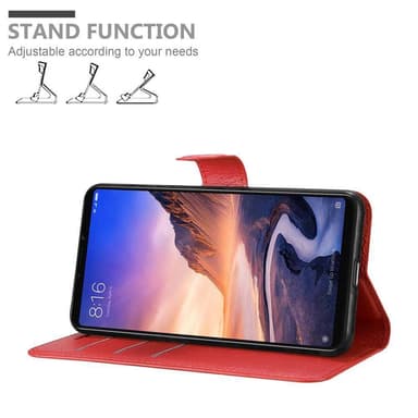 Xiaomi Mi MAX 3 Deksel Etui Case (rød)