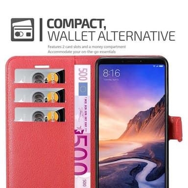 Xiaomi Mi MAX 3 Deksel Etui Case (rød)