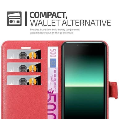 Sony Xperia 10 II Deksel Etui Case (rød)