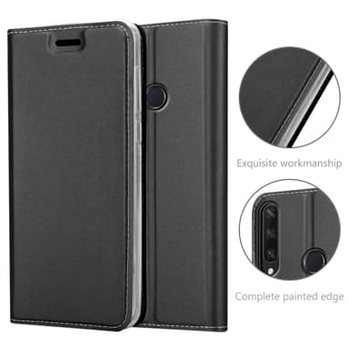 Huawei Y6P lommebokdeksel etui (svart)